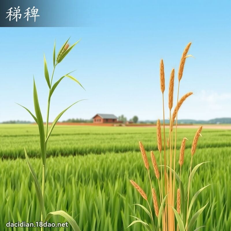 稊稗 - 国语大辞典配图