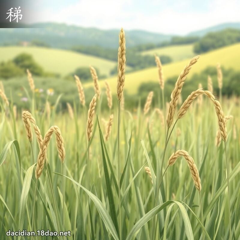稊 - 國語大辭典配圖
