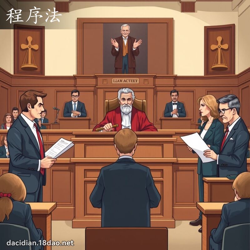 程序法 - 國語大辭典配圖
