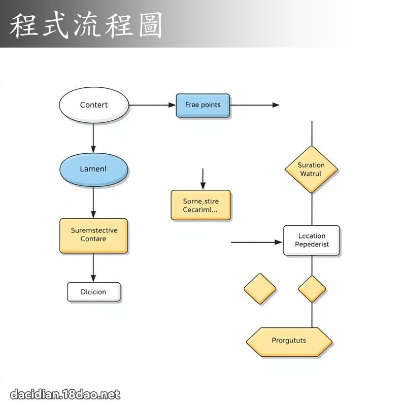 程式流程图 - 国语大辞典配图