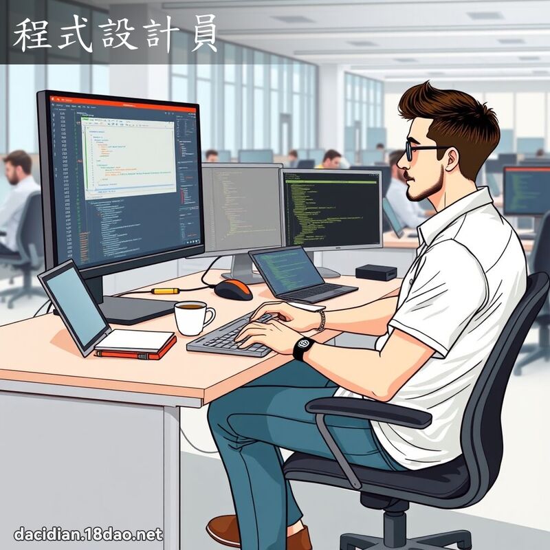 程式设计员 - 国语大辞典配图
