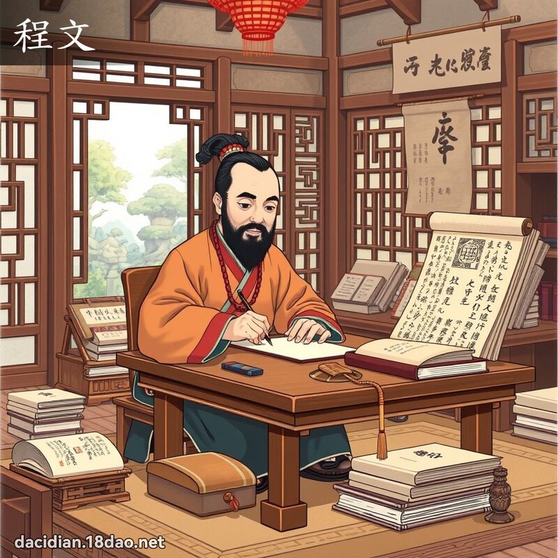 程文 - 国语大辞典配图