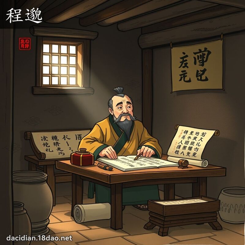 程邈 - 国语大辞典配图