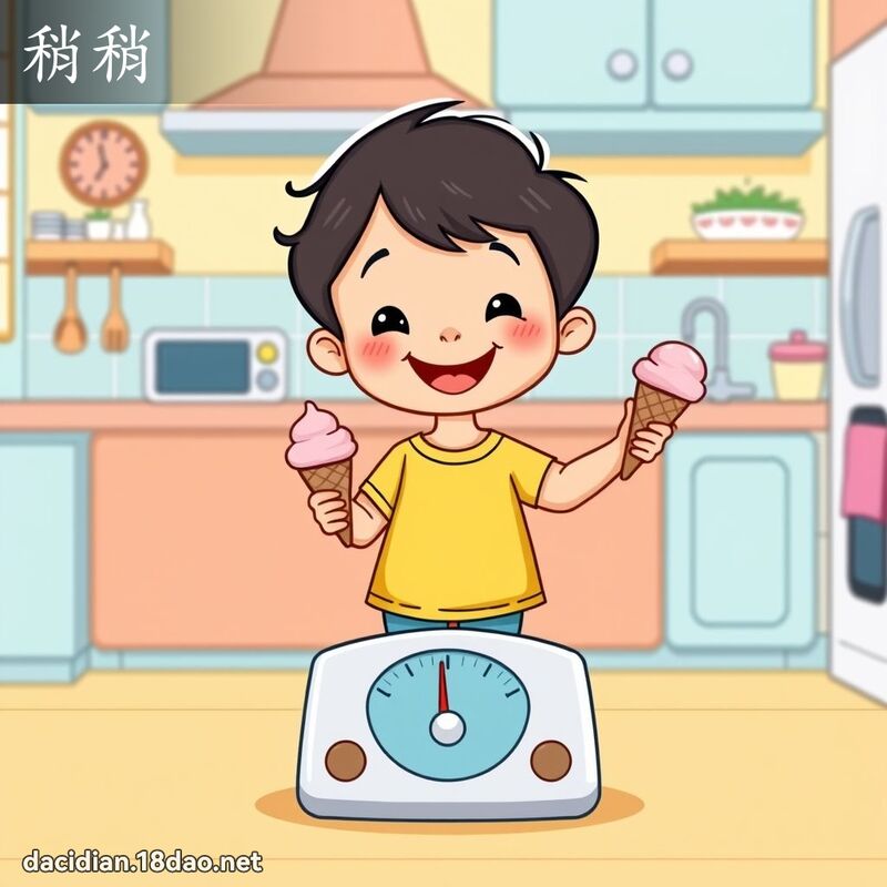 稍稍 - 国语大辞典配图
