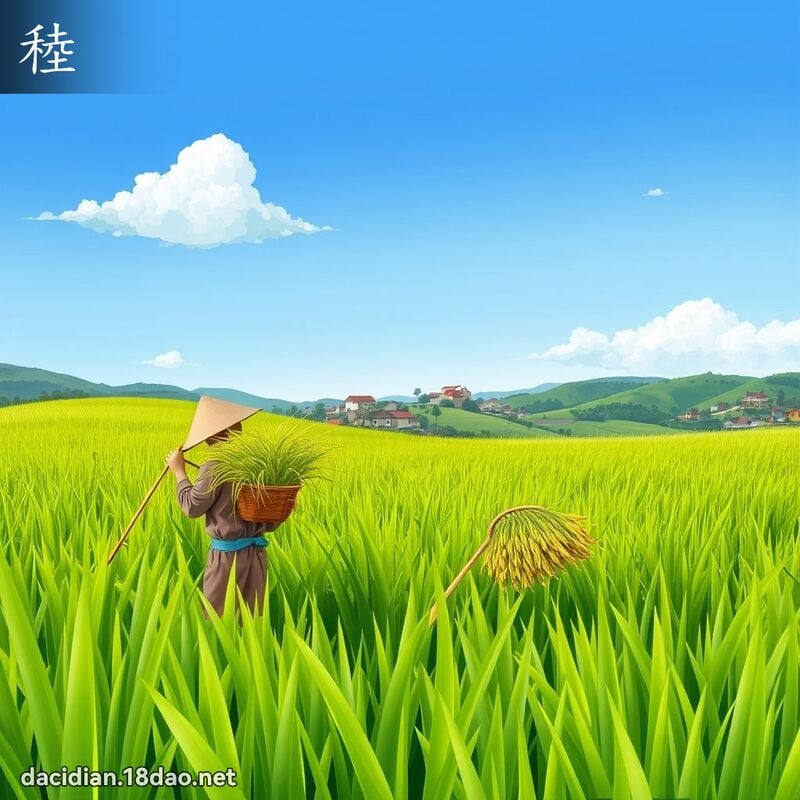 稑 - 國語大辭典配圖
