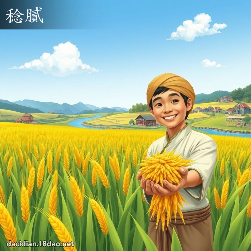 稔膩 - 國語大辭典配圖