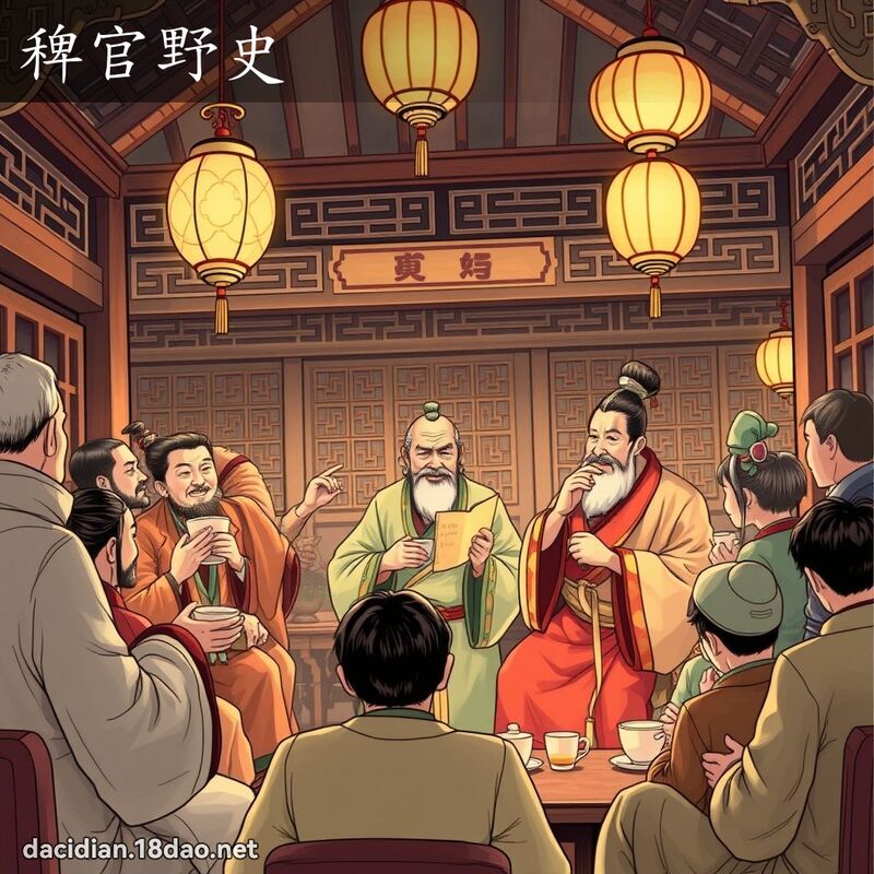 稗官野史 - 國語大辭典配圖