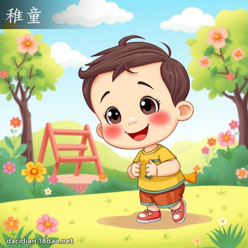 稚童 - 國語大辭典配圖