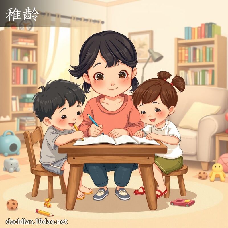 稚齡 - 國語大辭典配圖