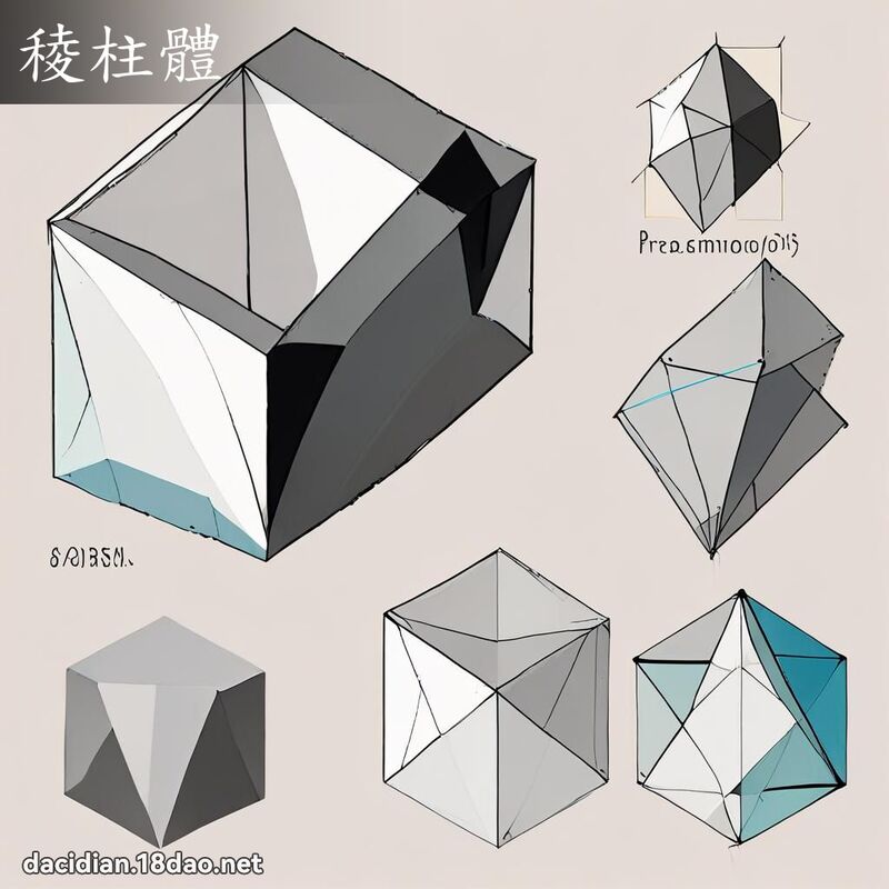 稜柱體 - 國語大辭典配圖