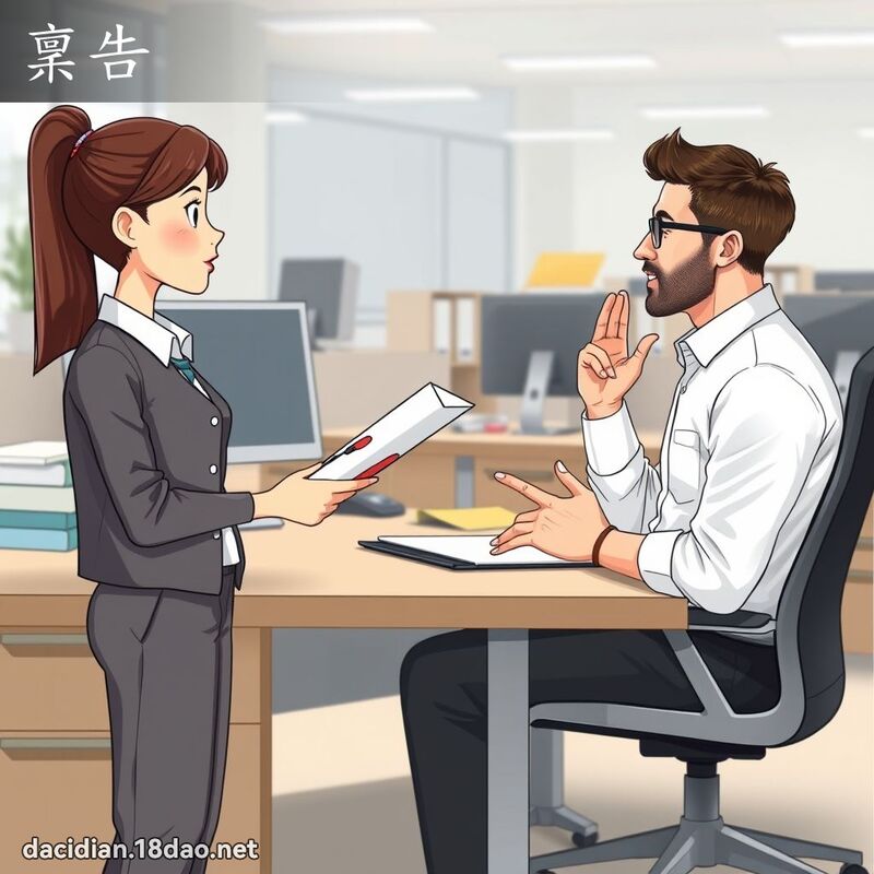 稟告 - 国语大辞典配图