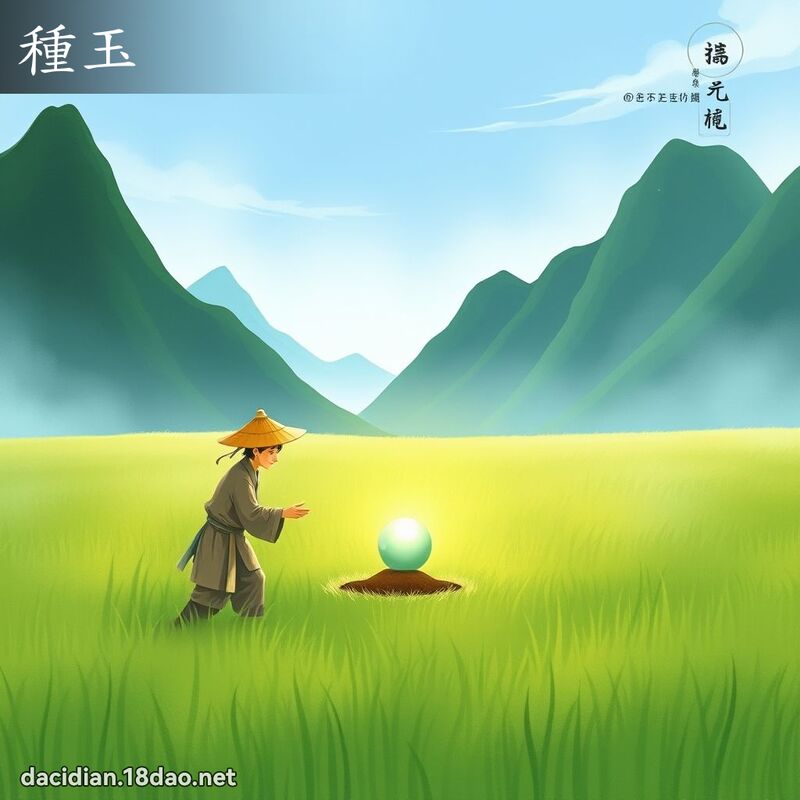 种玉 - 国语大辞典配图