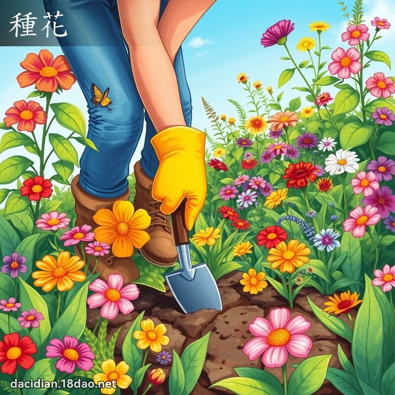 种花 - 国语大辞典配图