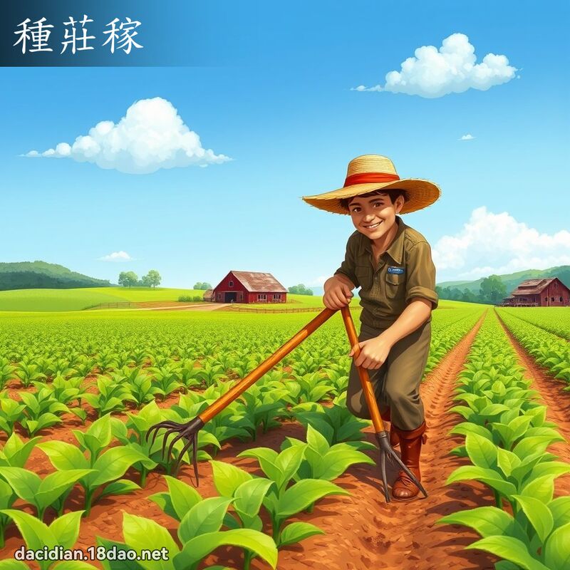 種莊稼 - 國語大辭典配圖