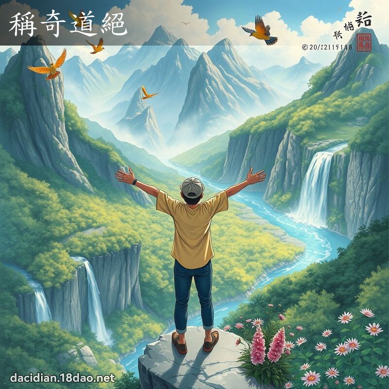 稱奇道絕 - 國語大辭典配圖