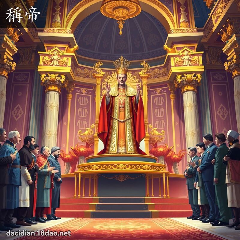 称帝 - 国语大辞典配图