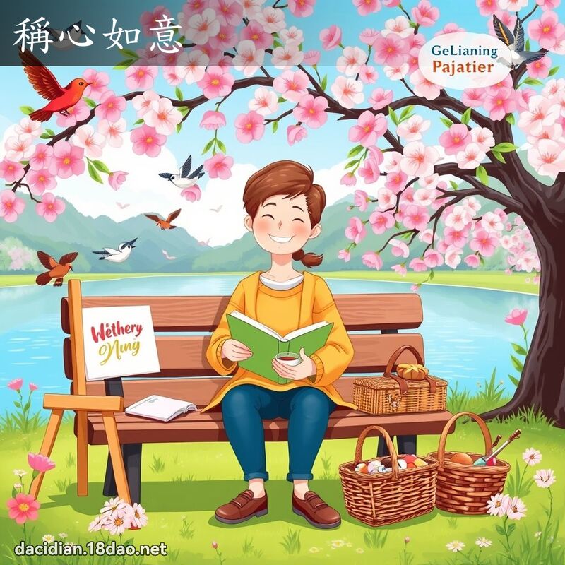 称心如意 - 国语大辞典配图