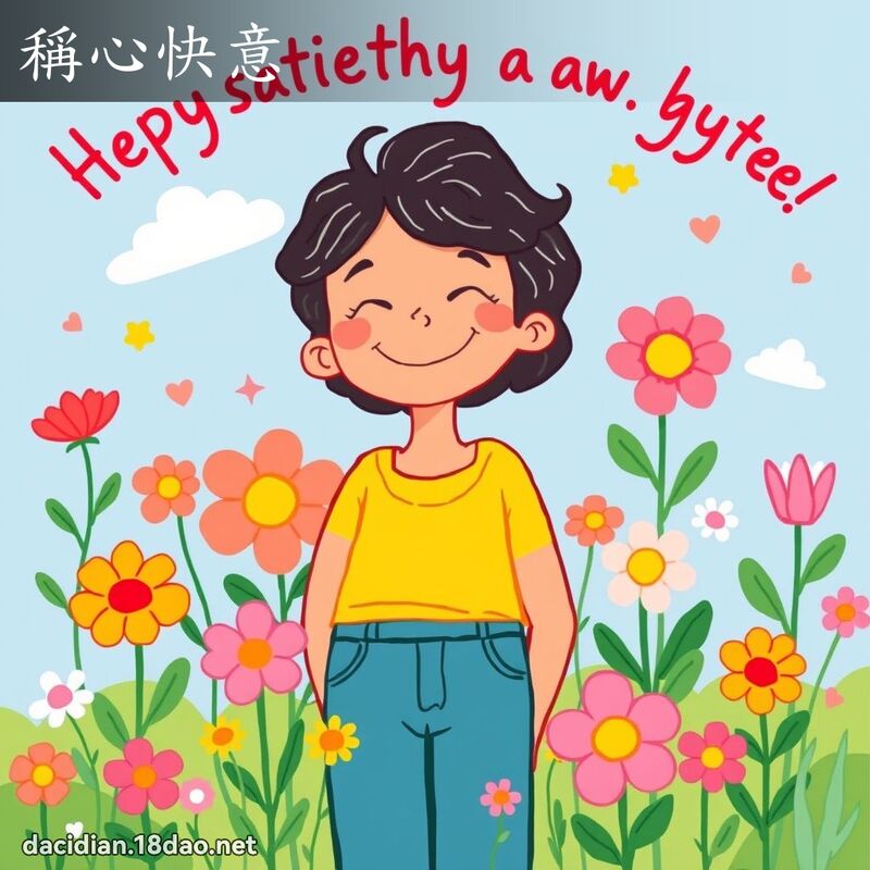 稱心快意 - 國語大辭典配圖