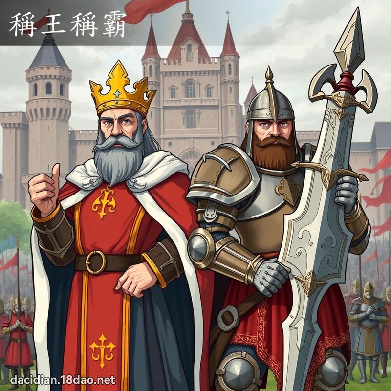 稱王稱霸 - 國語大辭典配圖