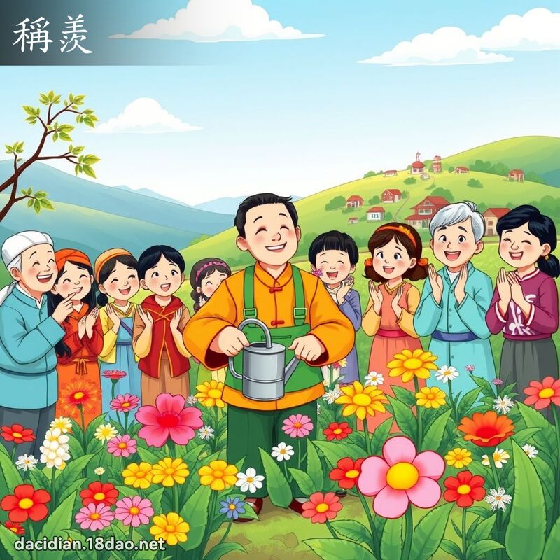称羡 - 国语大辞典配图