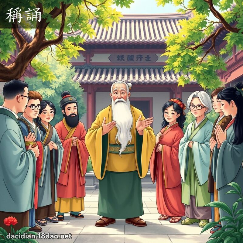 稱誦 - 國語大辭典配圖