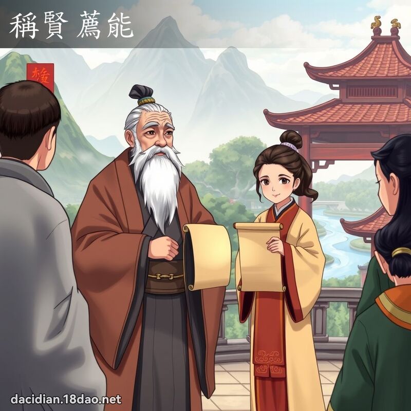 稱賢薦能 - 國語大辭典配圖