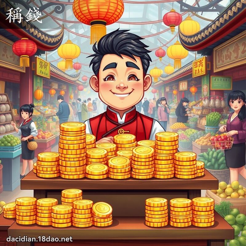 稱錢 - 國語大辭典配圖