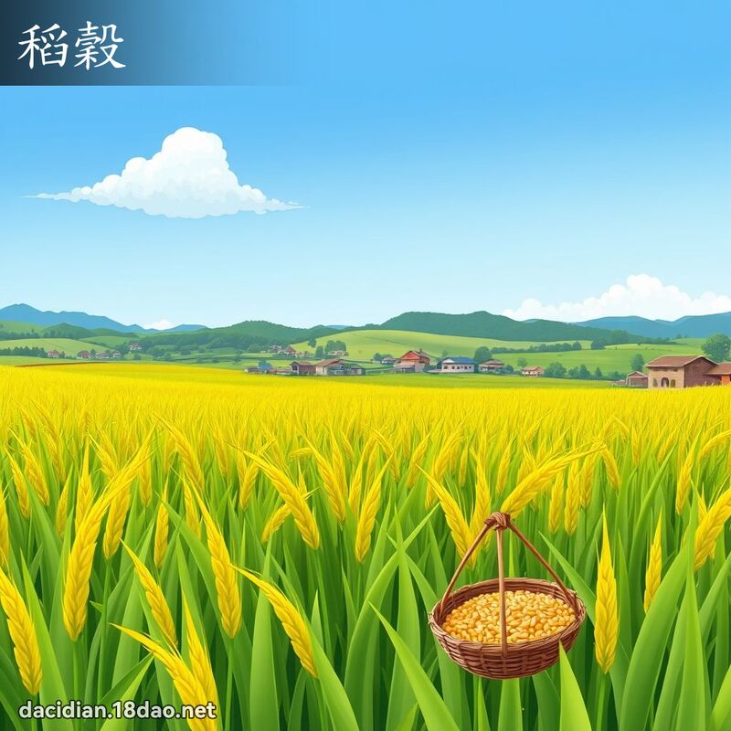 稻穀 - 國語大辭典配圖
