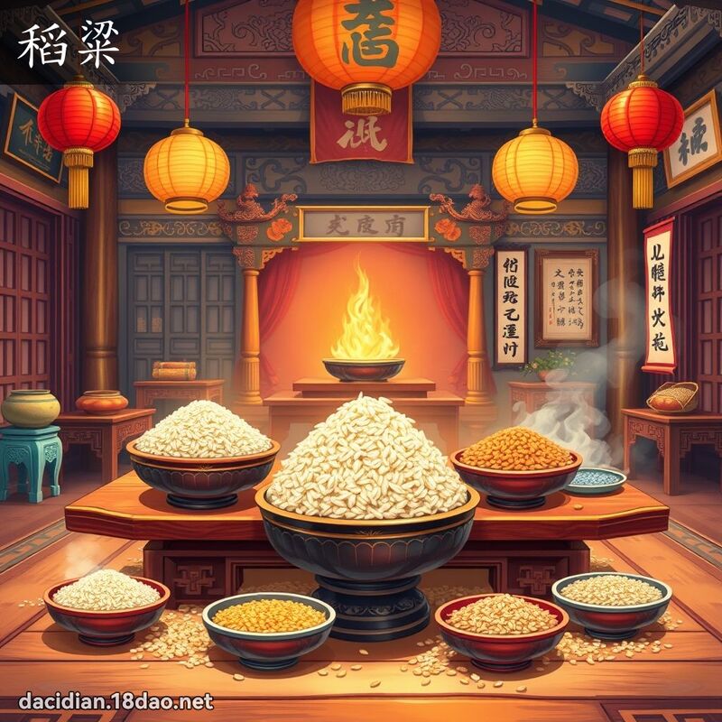 稻粱 - 國語大辭典配圖