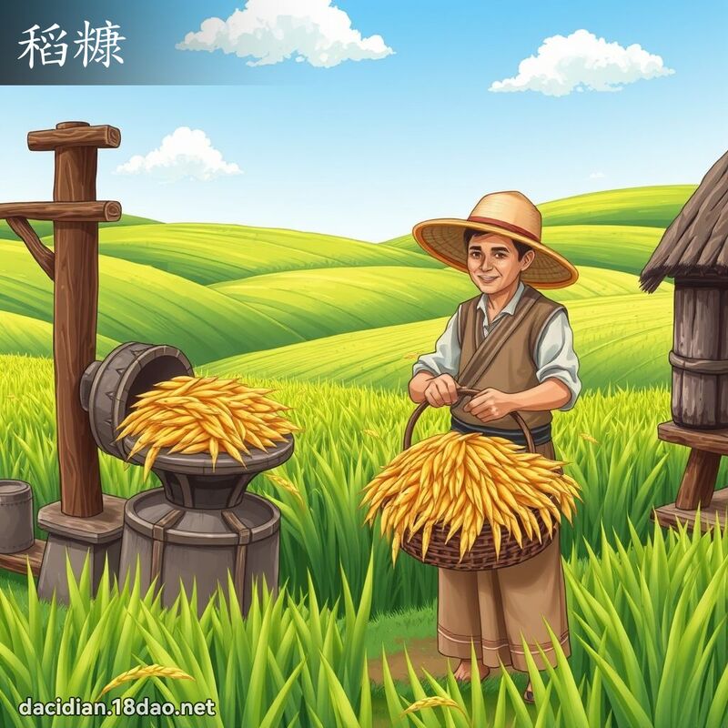 稻糠 - 國語大辭典配圖