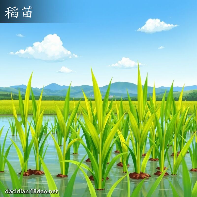 稻苗 - 國語大辭典配圖