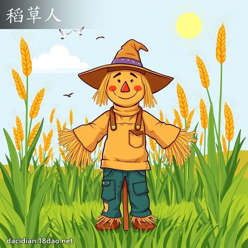稻草人 - 国语大辞典配图