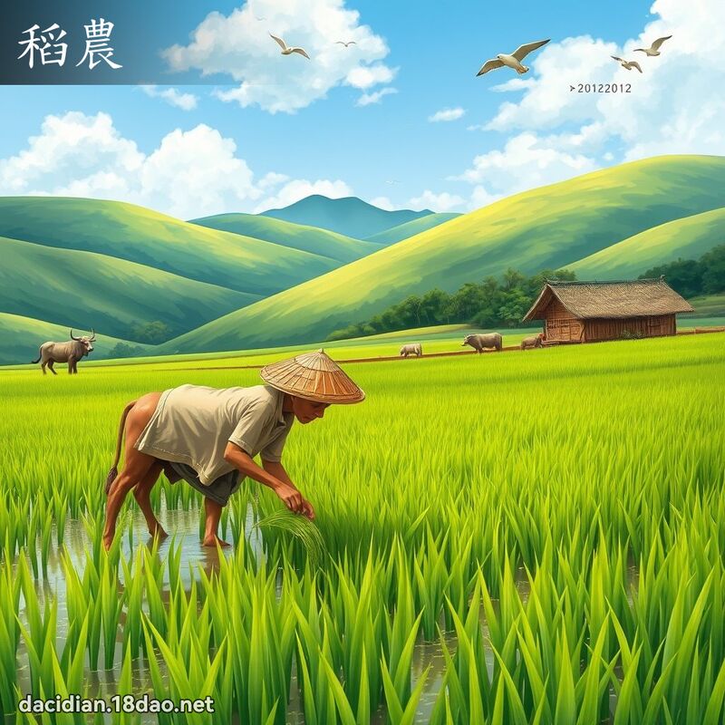 稻農 - 國語大辭典配圖