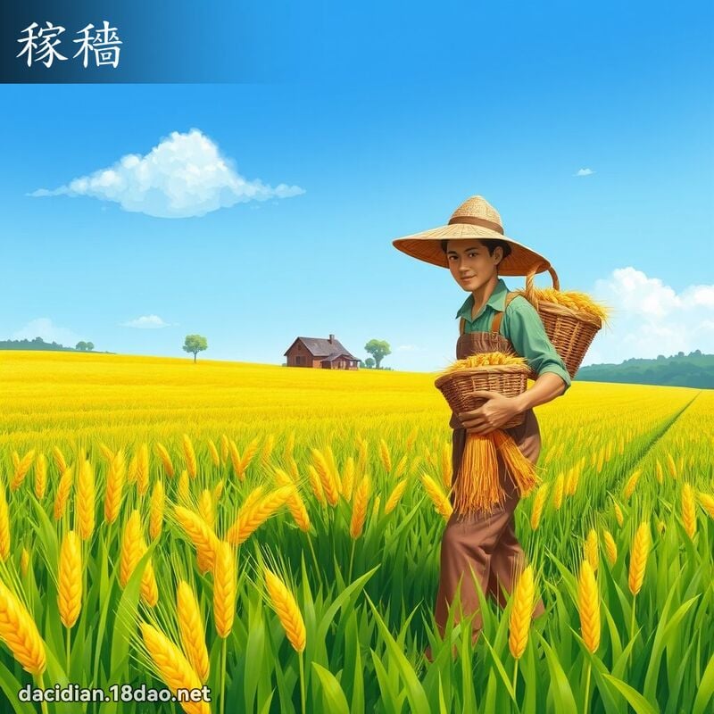稼穡 - 國語大辭典配圖