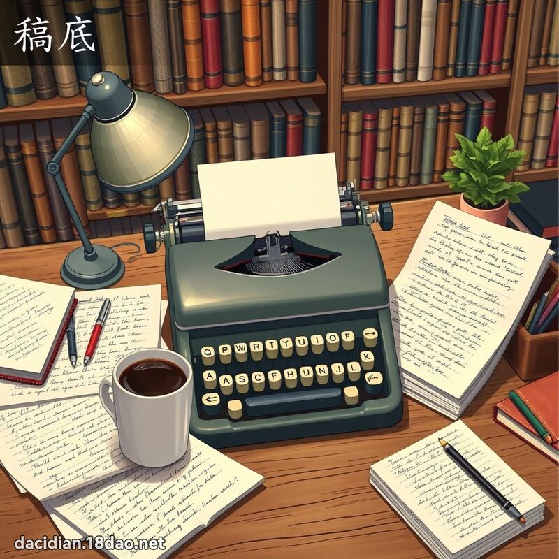 稿底 - 国语大辞典配图