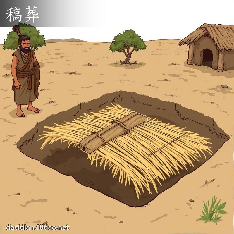 稿葬 - 國語大辭典配圖