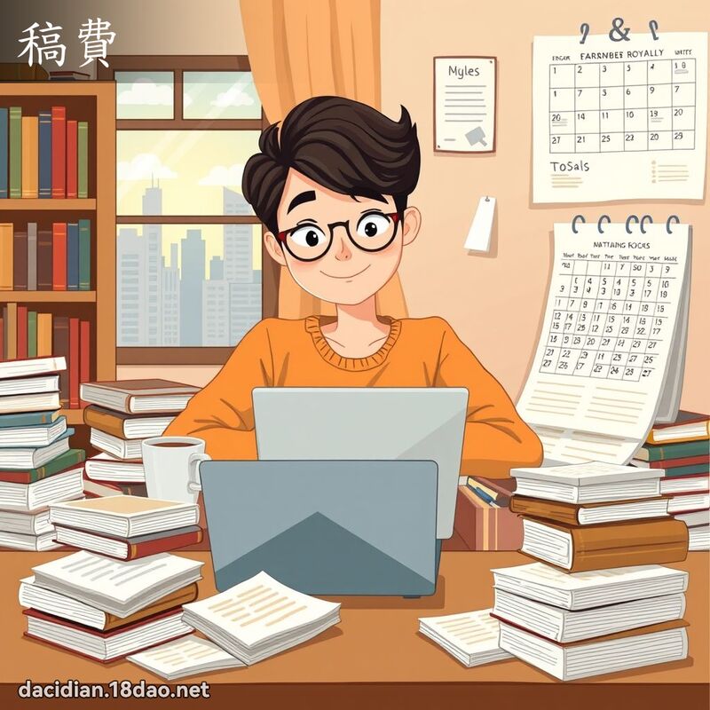 稿费 - 国语大辞典配图