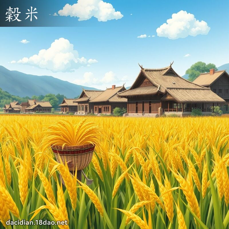 穀米 - 國語大辭典配圖