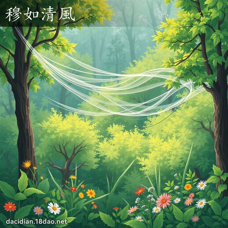 穆如清风 - 国语大辞典配图