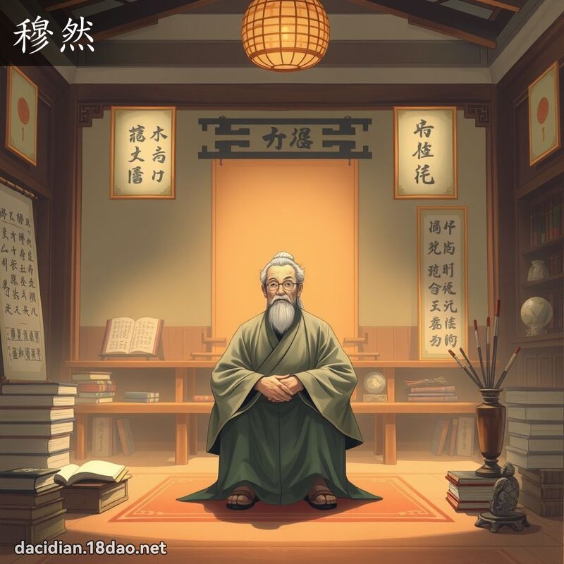 穆然 - 国语大辞典配图