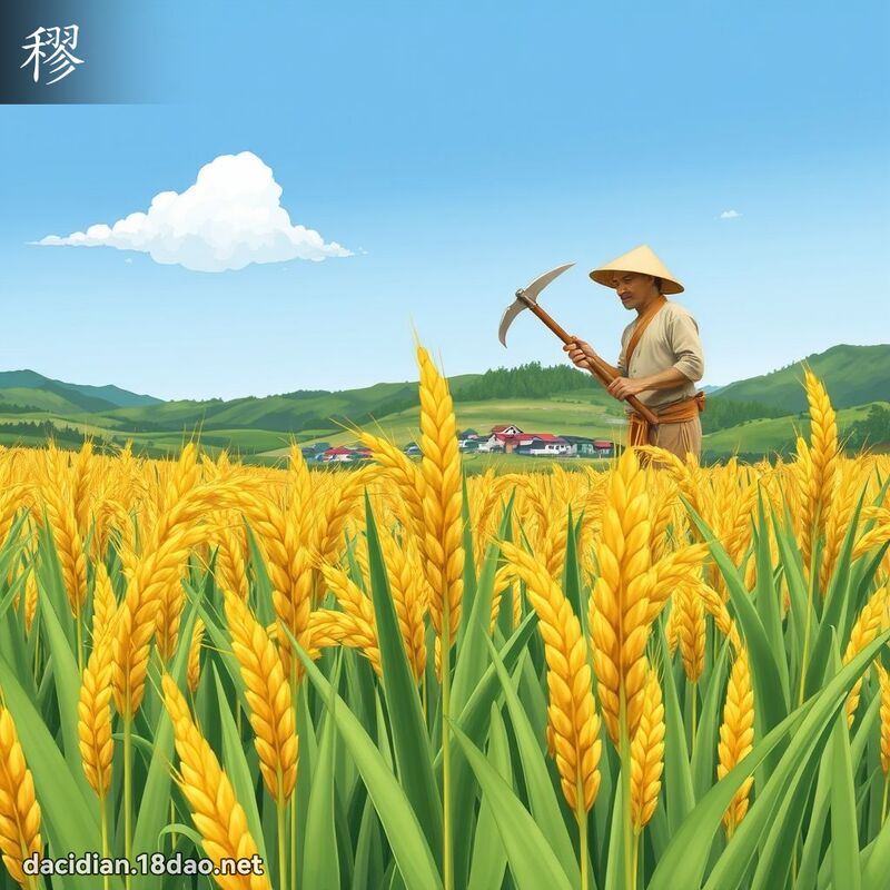 穋 - 国语大辞典配图