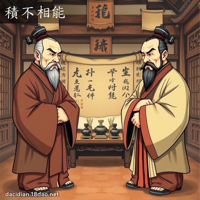 積不相能 - 國語大辭典配圖