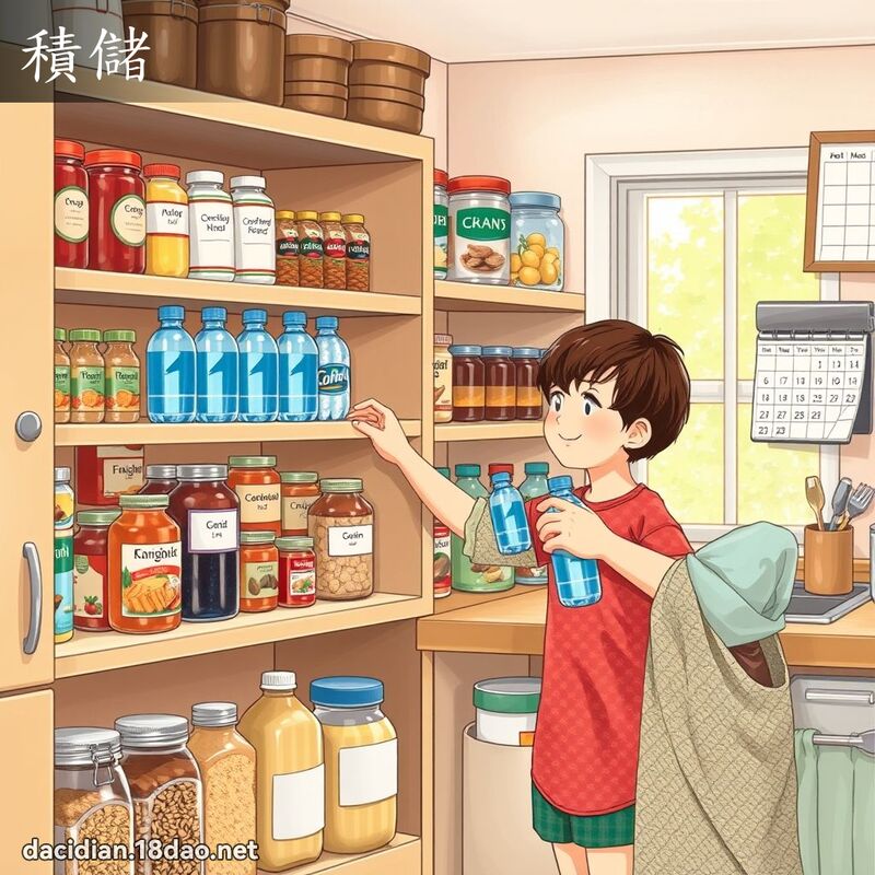 積儲 - 國語大辭典配圖