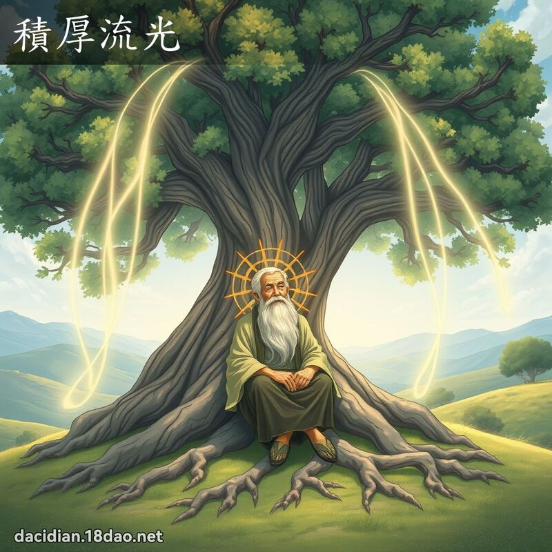 积厚流光 - 国语大辞典配图
