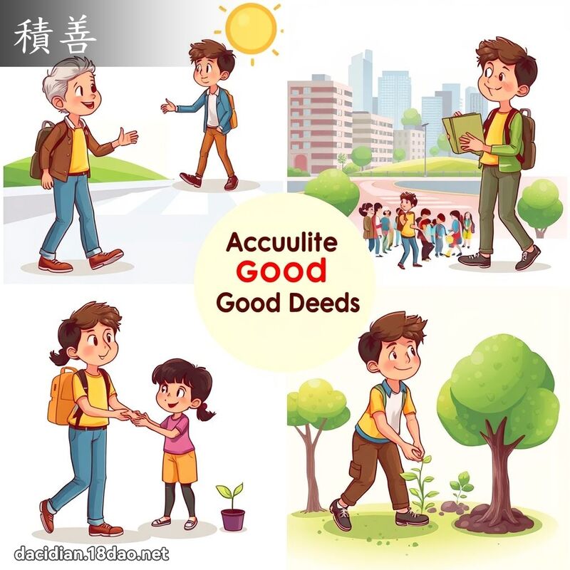 積善 - 國語大辭典配圖