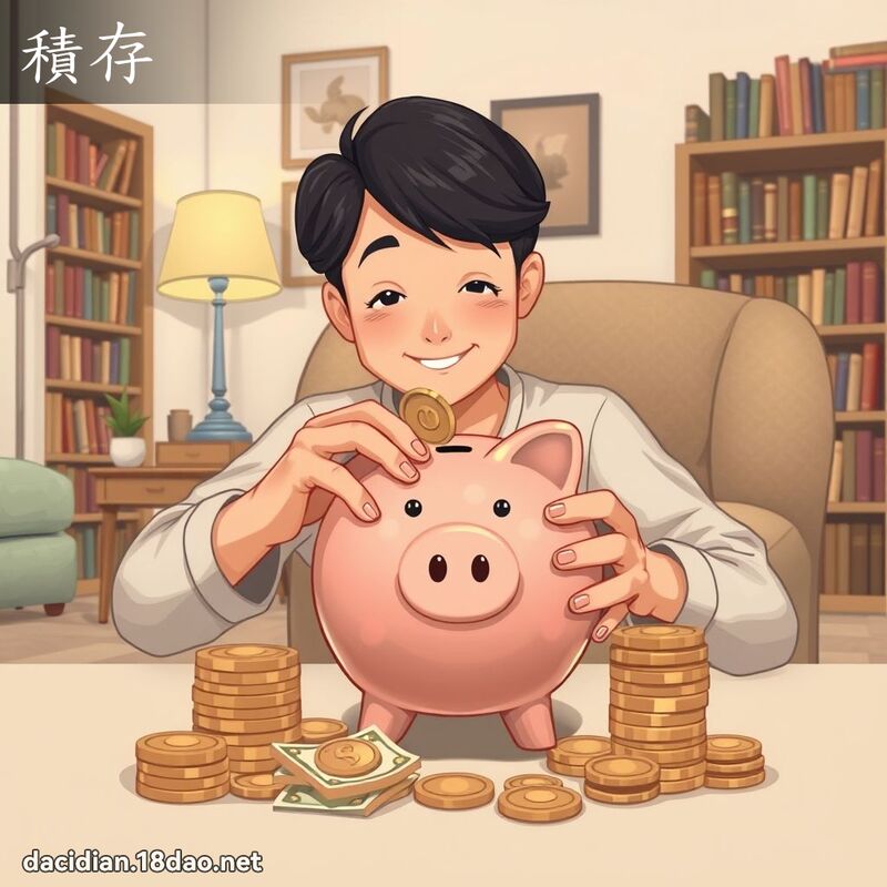 积存 - 国语大辞典配图