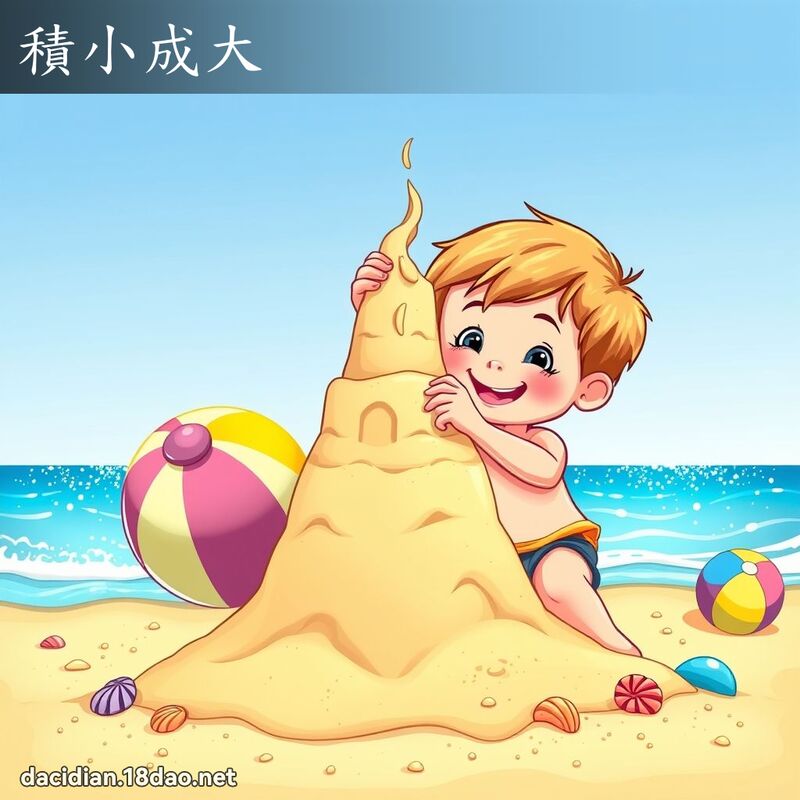 積小成大 - 國語大辭典配圖