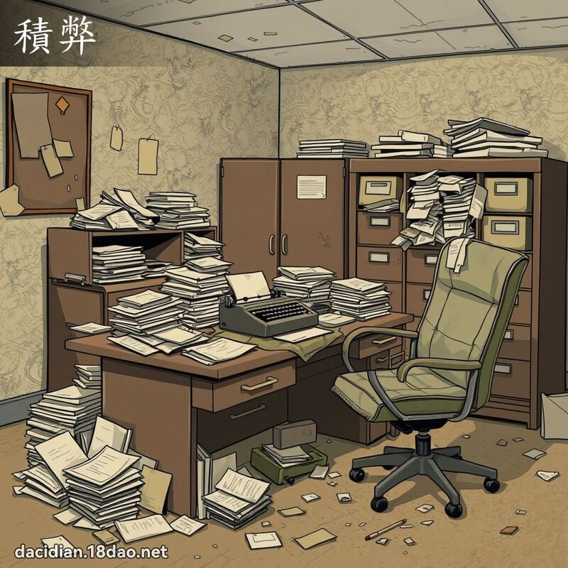 积弊 - 国语大辞典配图