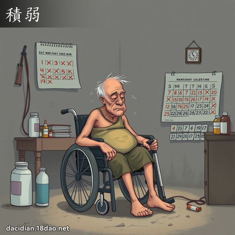 积弱 - 国语大辞典配图