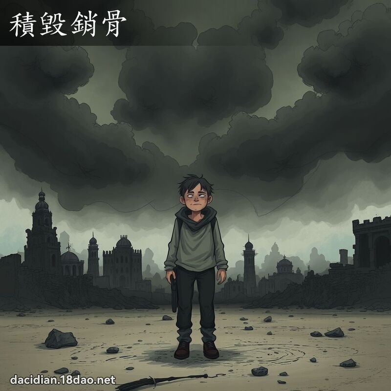 积毁销骨 - 国语大辞典配图